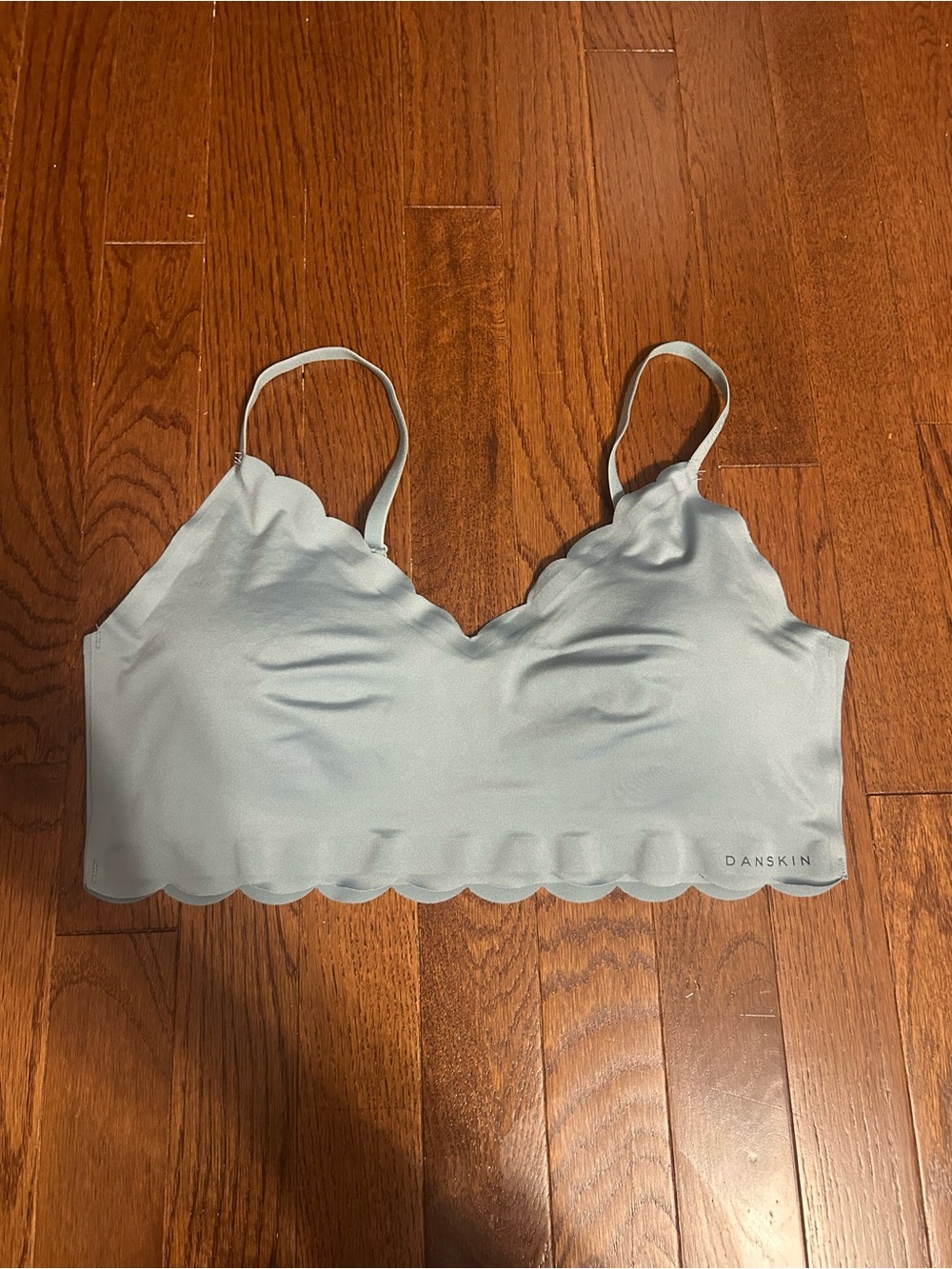 Danskin Scalloped Bralette — Pale Blue